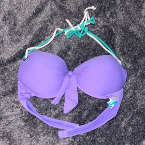 Purple bathing suit top